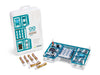 Unboxed Arduino Sensor Kit Base with Base Shield, Grove cables, and packaging.